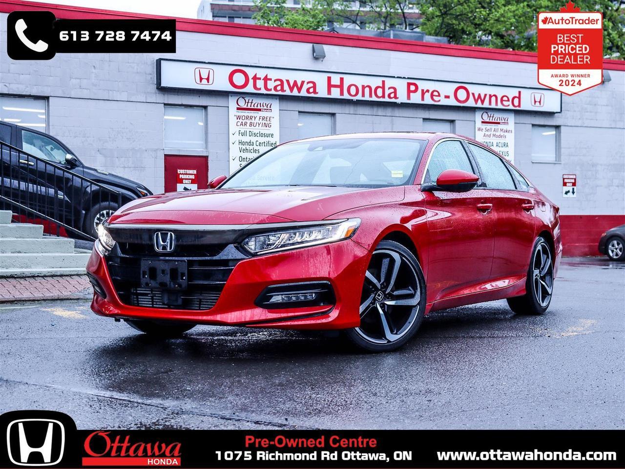 2019 Honda Accord Sport 2.0T 6-SPEED MANUAL SUNROOF LANEWATCH Photo