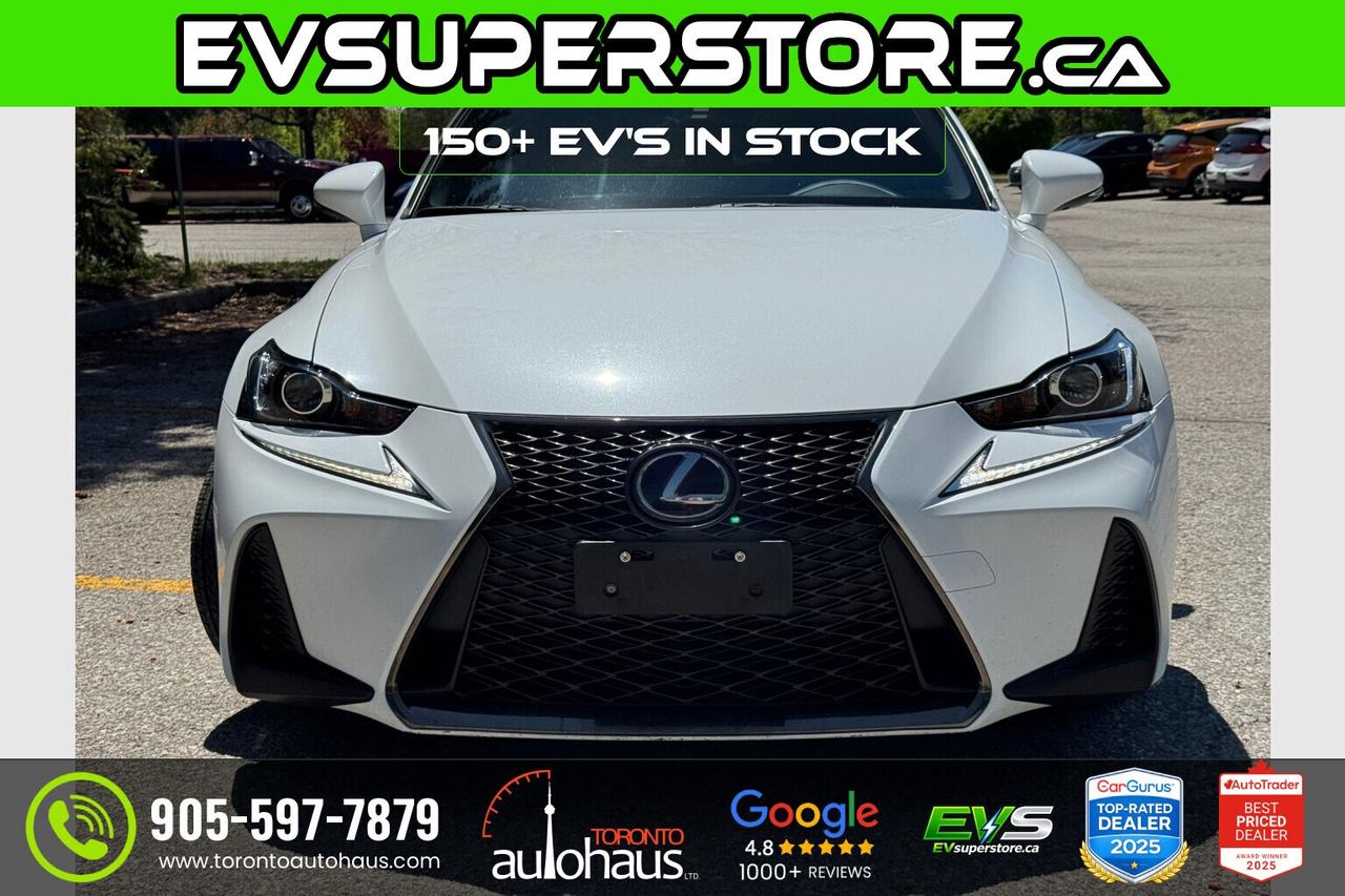 2017 Lexus IS 300/F-SPORT 2/NO ACCIDENTS/RED INT Photo