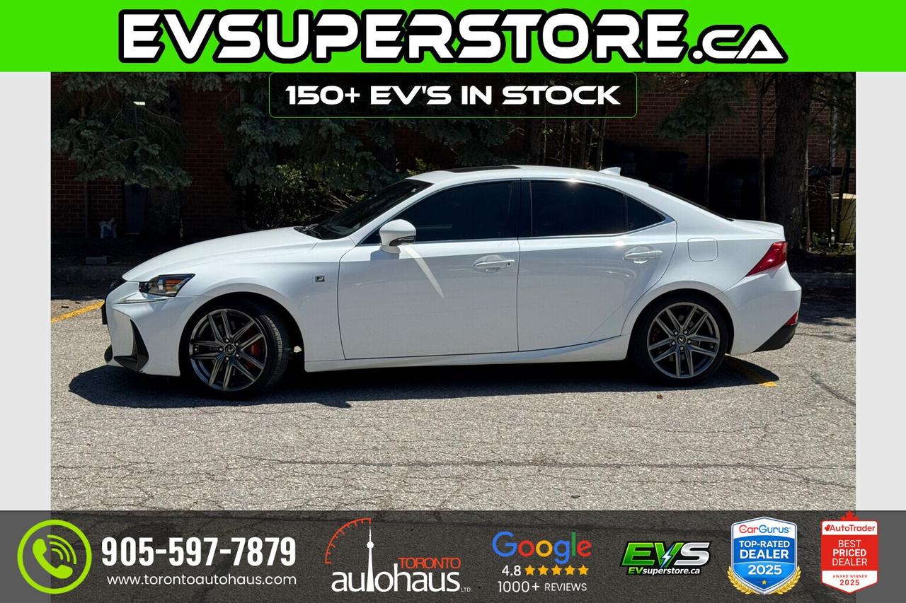2017 Lexus IS 300/F-SPORT 2/NO ACCIDENTS/RED INT Photo2