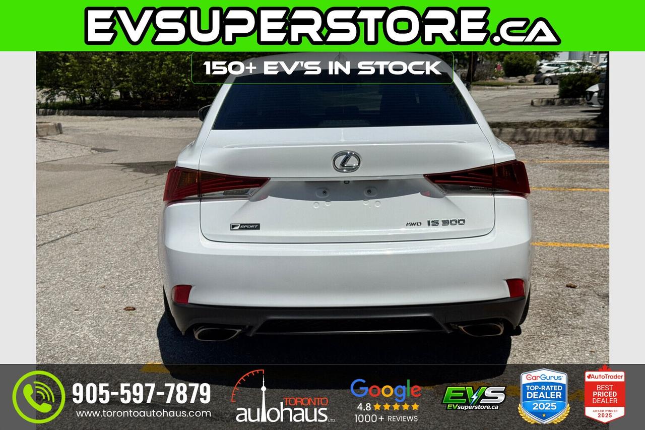 2017 Lexus IS 300/F-SPORT 2/NO ACCIDENTS/RED INT Photo4