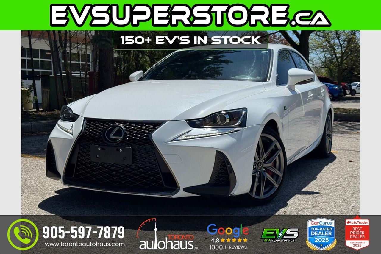 2017 Lexus is 300/F-SPORT 2/NO ACCIDENTS/RED INT
