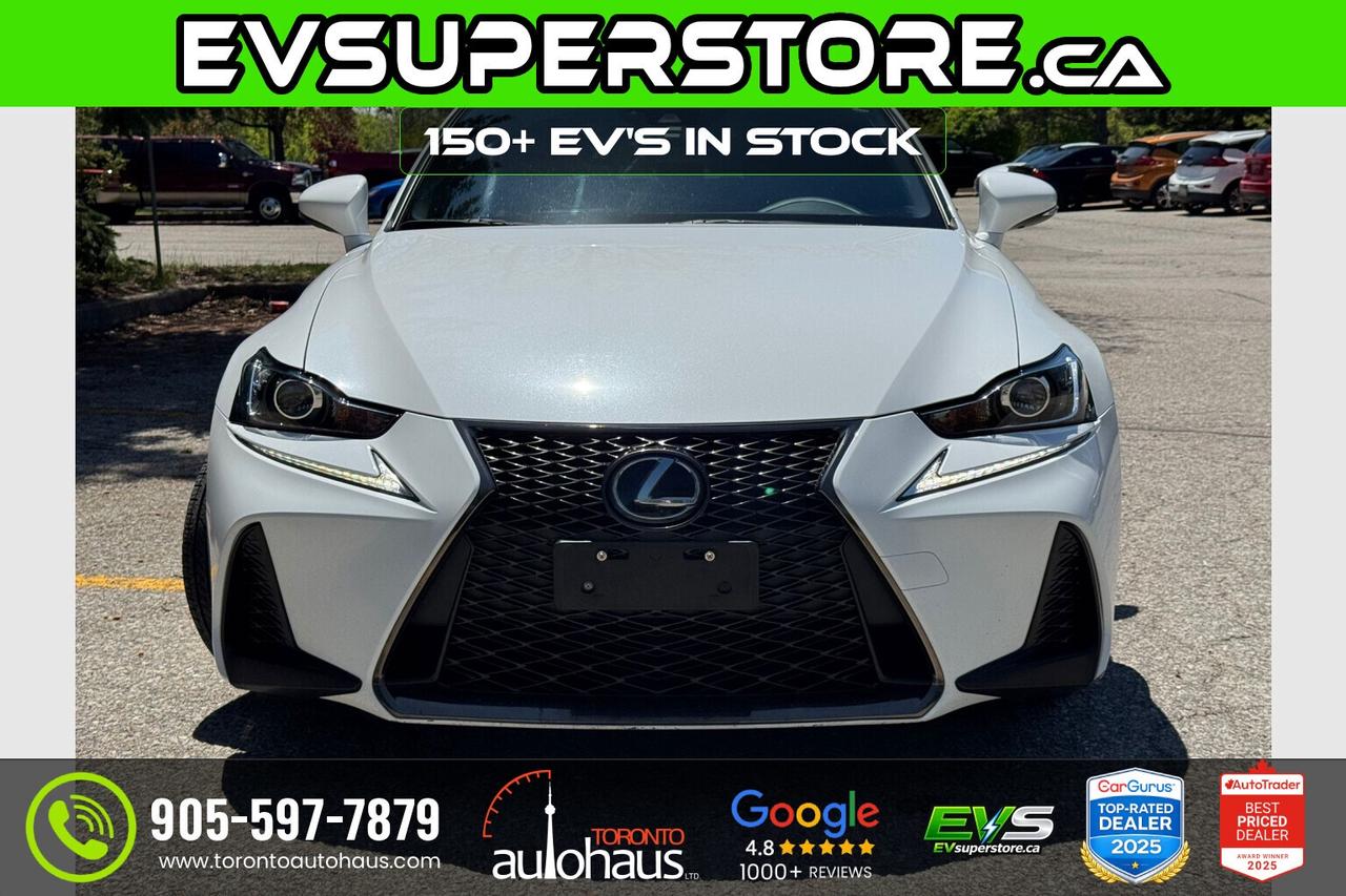 2017 Lexus IS 300/F-SPORT 2/NO ACCIDENTS/RED INT Photo