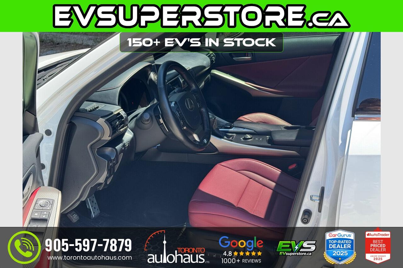 2017 Lexus IS 300/F-SPORT 2/NO ACCIDENTS/RED INT Photo