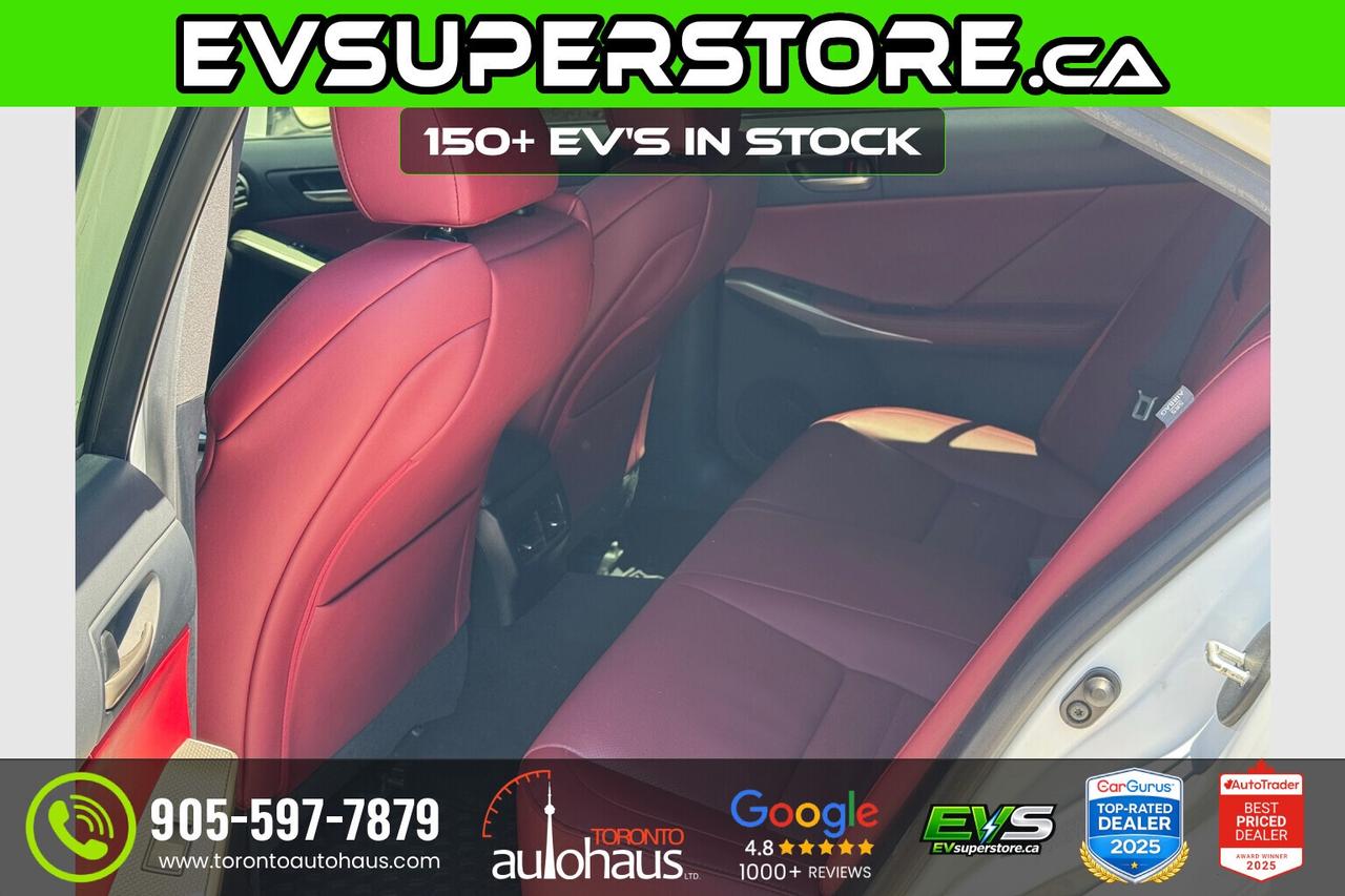 2017 Lexus IS 300/F-SPORT 2/NO ACCIDENTS/RED INT Photo