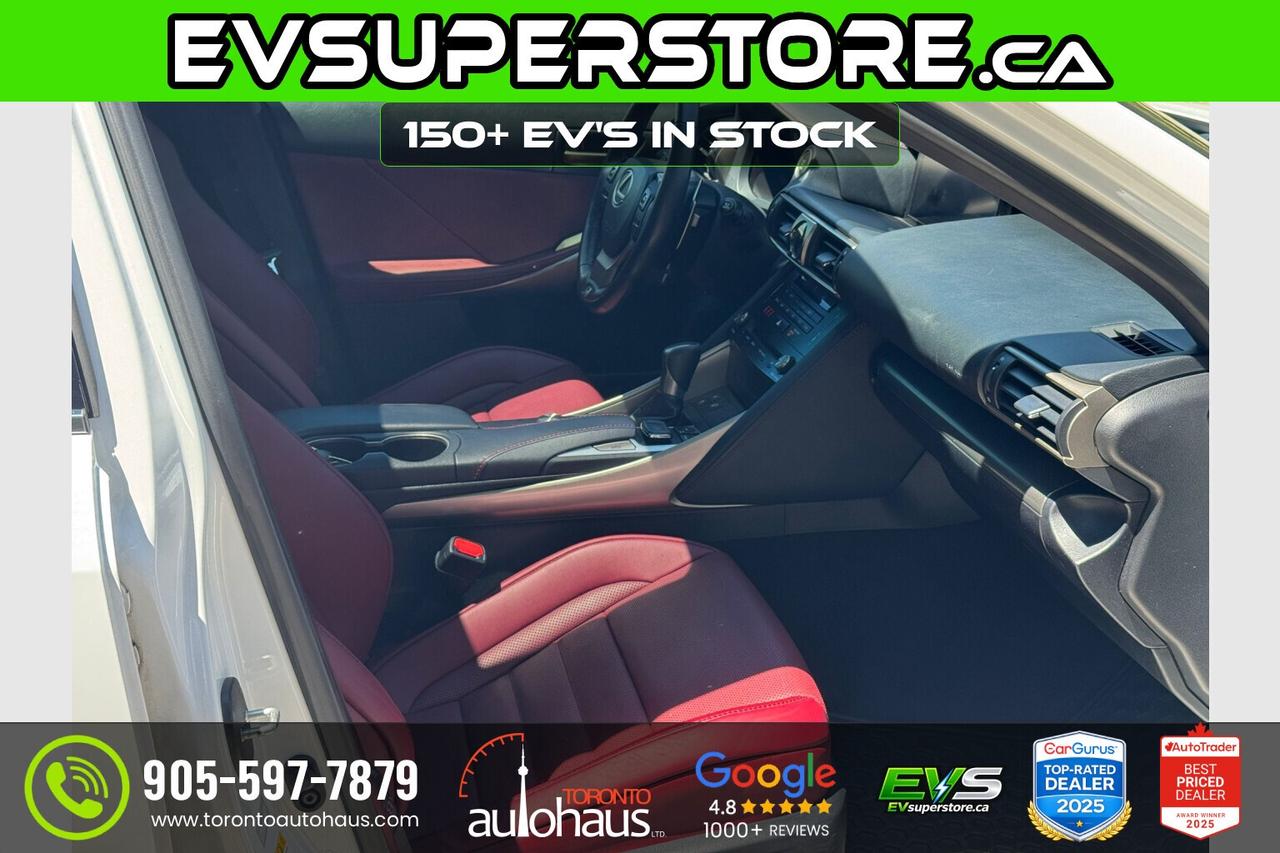 2017 Lexus IS 300/F-SPORT 2/NO ACCIDENTS/RED INT Photo