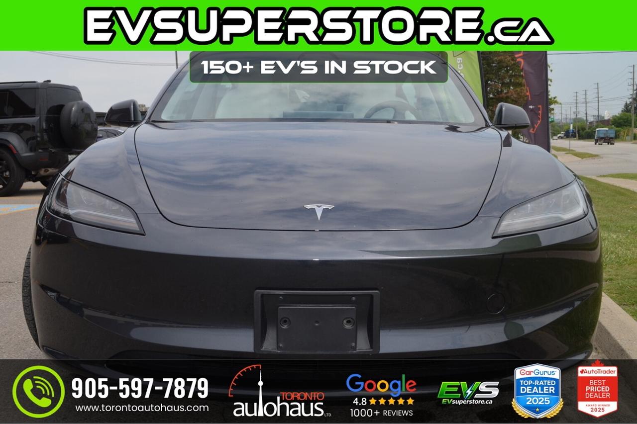 2024 Tesla Model 3 LR AWD I WHITE INTERIOR I EVSUPERSTORE.CA Photo