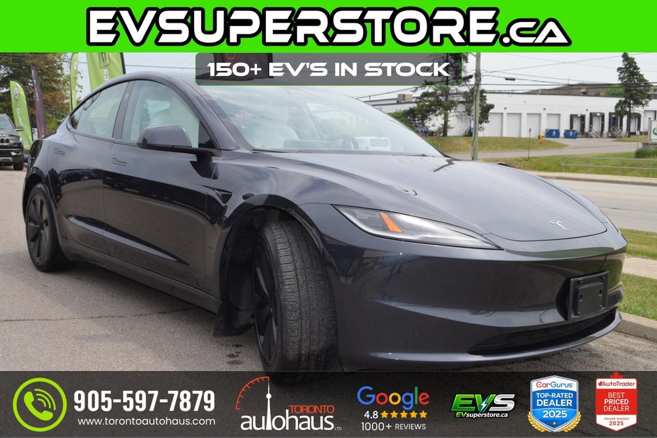 2024 Tesla Model 3 LR AWD I WHITE INTERIOR I EVSUPERSTORE.CA Photo