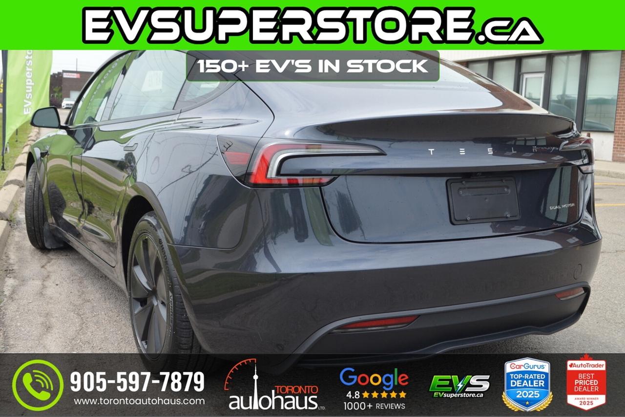 2024 Tesla Model 3 LR AWD I WHITE INTERIOR I EVSUPERSTORE.CA Photo