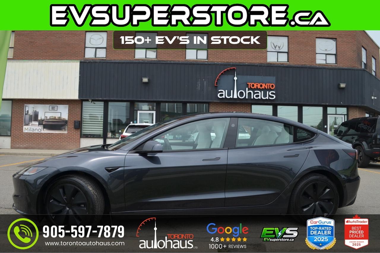 2024 Tesla Model 3 LR AWD I WHITE INTERIOR I EVSUPERSTORE.CA Photo