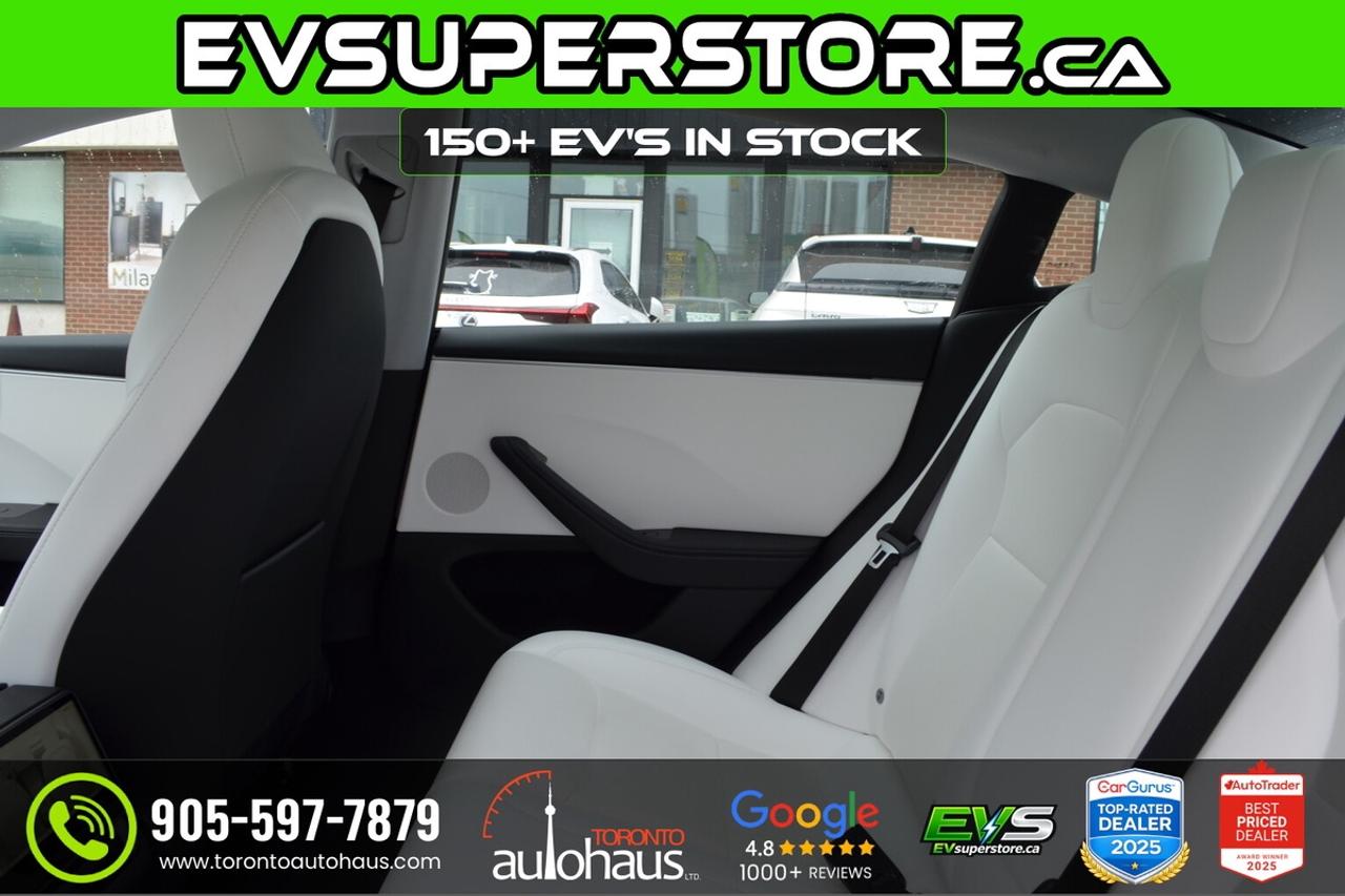 2024 Tesla Model 3 LR AWD I WHITE INTERIOR I EVSUPERSTORE.CA Photo