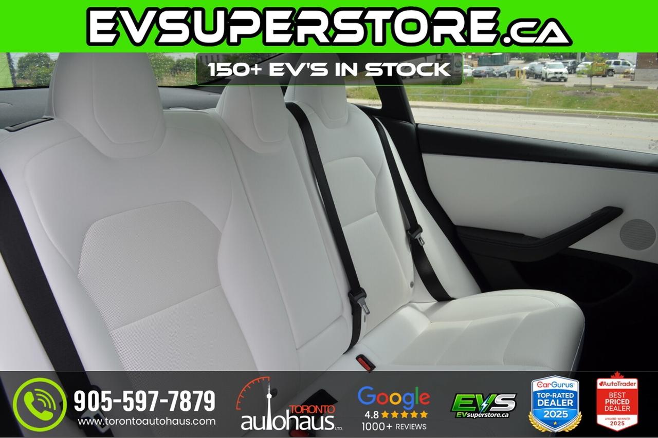 2024 Tesla Model 3 LR AWD I WHITE INTERIOR I EVSUPERSTORE.CA Photo