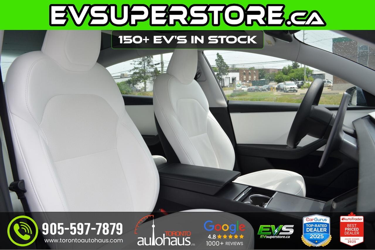 2024 Tesla Model 3 LR AWD I WHITE INTERIOR I EVSUPERSTORE.CA Photo