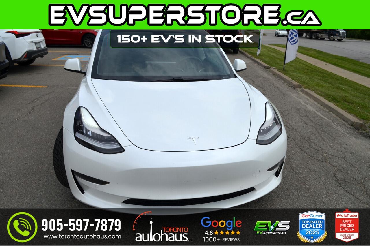 2022 Tesla Model 3 LR AWD I EVSUPERSTORE.CA Photo