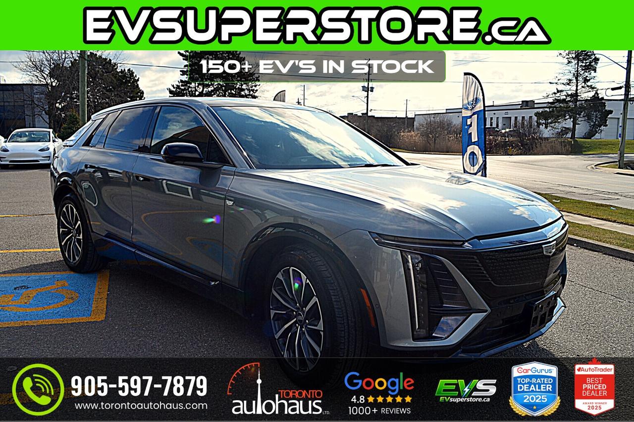 2024 Cadillac LYRIQ SPORT 2 AWD I 12 in STOCK at EVSUPERSTORE.ca Photo
