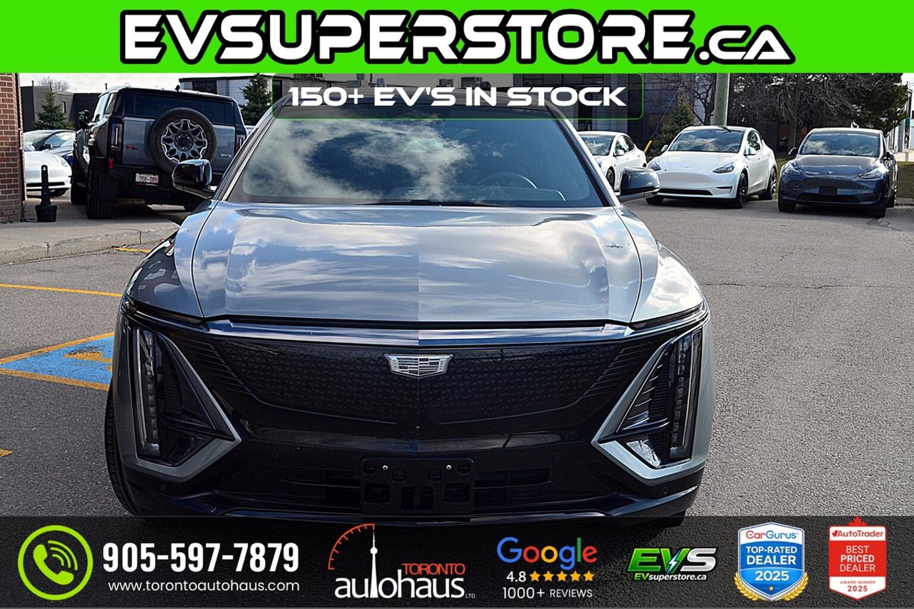 2024 Cadillac LYRIQ SPORT 2 AWD I 12 in STOCK at EVSUPERSTORE.ca Photo