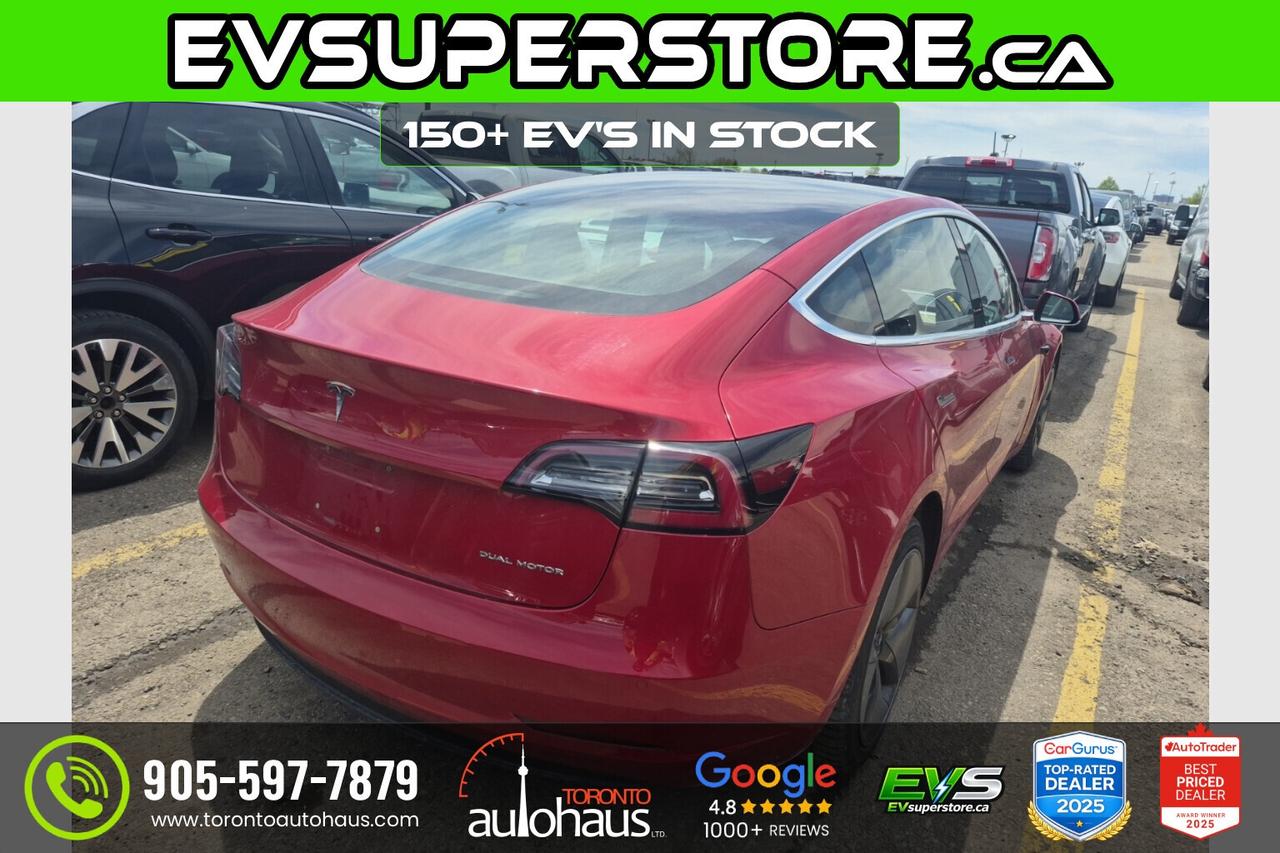 2018 Tesla Model 3 LR AWD I EVSUPERSTORE.CA Photo