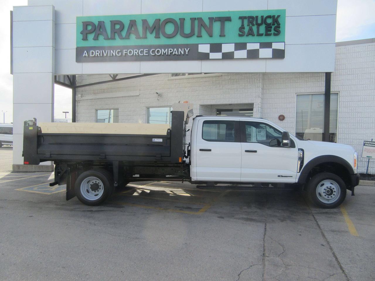 2023 Ford F-550 CREW CAB 4X4 DIESEL WITH 12FT STEEL DUMP BOX Photo5