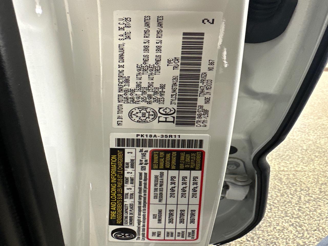 2025 Toyota TACOMA HYBRID Trail Photo