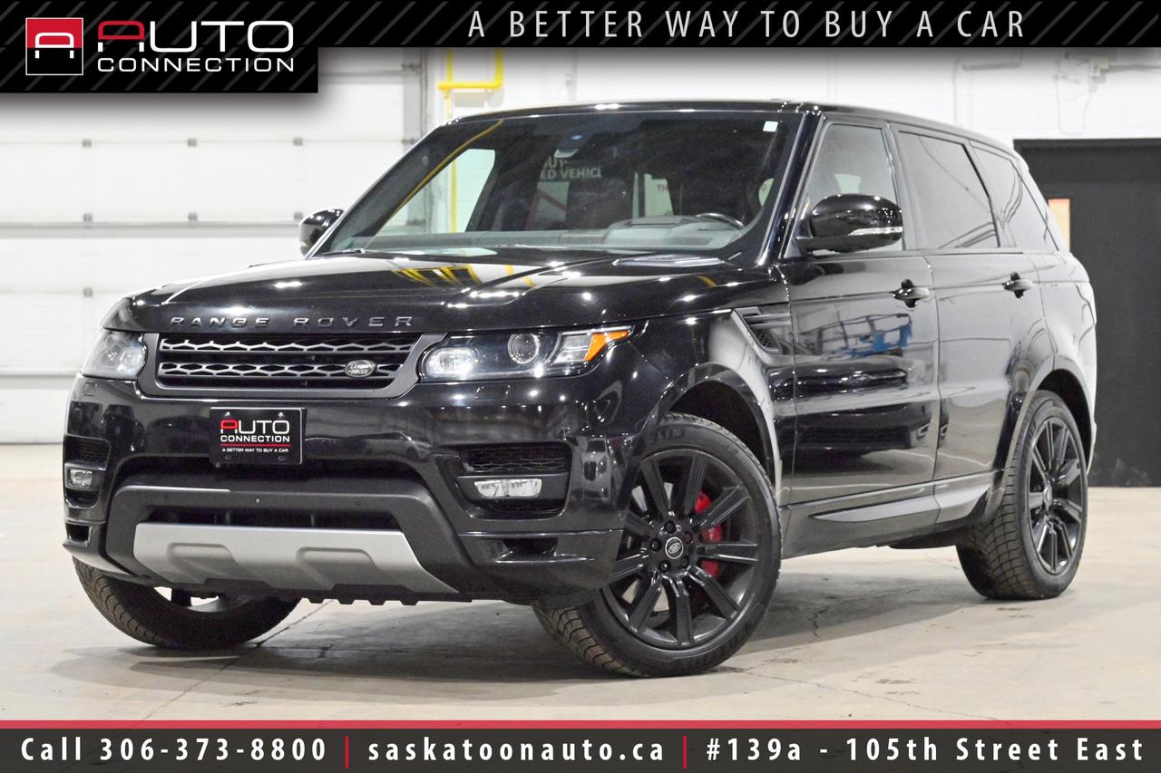 <p><span><font color=#000000><span>Financing & Warranty Available!</span><span><br></span></font></span><span><br></span><span>5.0L V8 Supercharged - Regularly Maintained - Low KMs</span><span><br></span><span><br></span><span>Key Features:</span><span><br></span><span><br>- 4x4<br>- Stealth Pack<br>- Massaging Front Seats w/ 20-Way Electric Adjustments & Memory<br>- Cooling & Heated Front Seats<br>- Heated Rear Seats<br>- Heated Steering Wheel<br>- 18-Speaker Meridian Reference Sound System (825W) w/ Subwoofer<br>- Head-Up Display (HUD)<br>- Sliding Panoramic Moonroof<br>- InControl Touch Pro w/ 10-Inch Touchscreen & Navigation<br>- 360-Degree Parking Aid w/ Surround Camera System<br>- Parallel Parking/Exit/Perpendicular Aid<br>- Blind Spot Monitor w/ Reverse Traffic Detection<br>- Lane Departure Warning<br>- Intelligent Speed Limiter & Traffic Sign Recognition<br>- Driver Condition Monitor<br>- Automatic High Beam Assist<br>- Power Gestured Tailgate<br>- Front Centre Console Cooler Compartment<br>- Quad-Zone Automatic Climate Control<br>- Heated Windscreen & Rain-Sensing Wipers<br>- Configurable Interior Mood Lighting<br>- HomeLink Garage Door Opener<br>- Power-Folding & Auto-Dimming Exterior Mirrors<br>- Headlamp Washers<br>- Satin Black Mirror Caps, Exterior Accents & Range Rover Script<br>- Satin Black Front Grille, Tailgate Finisher & Fender Vents<br>- 21-Inch 9-Spoke Style 901 Satin Black Wheels<br>- Tow Hitch<br>- All Terrain Progress Control<br>- Adaptive Dynamics<br>- Terrain Response 2 Dynamic Program<br>- Torque Vectoring by Braking<br>- Electronic Air Suspension</span><span><br>- Performance Enhancement<br>- 5.0L Supercharged 8-Cylinder Engine<br>- 510 HP & 461lb-ft Torque</span></p><p><span><br><b>Exterior Colour:</b> Santorini Black Metallic<br><b>Interior Colour:</b> Ebony/Lunar Perforated Oxford Leather<br><br><b>Manufacturers Brochure:</b> </span><a href=https://autocatalogarchive.com/wp-content/uploads/2017/05/Range-Rover-Sport-2016-UK.pdf target=_blank><span>https://autocatalogarchive.com/wp-content/uploads/2017/05/Range-Rover-Sport-2016-UK.pdf</span></a><span><br><br></span><span>Unlock a full year of exclusive VIP benefits with your purchase! Enjoy 20% off labour, 25% off tires, free windshield stone chip repairs, and so much more. Visit saskatoonauto.ca for all the details.<br></span><span><br>Honesty Pricing eliminates the haggle hassle by providing you with our lowest possible selling price up front. In fact, it is the lowest price in our market, and we will prove it by disclosing a comprehensive market report of what our competitors are selling similar vehicles for.<br></span><span><br>This vehicle meets our Diamond Certification standard, which begins by selecting only premium quality vehicles and subjecting them to a much more comprehensive inspection process than typical dealerships use. Diamond Certified ensures a clean history, exceptional appearance and problem-free operation.<br></span><span><br>At Saskatoon Auto Connection we sell pre-owned automobiles the way we would like to buy them ourselves. Since 2008, we have been dedicated to providing the highest level of integrity and transparency in our industry, in combination with the highest quality vehicles at the most competitive prices in Saskatchewan. Our friendly staff is ready to positively redefine your expectations of the pre-owned automobile space.</span><span></span></p>