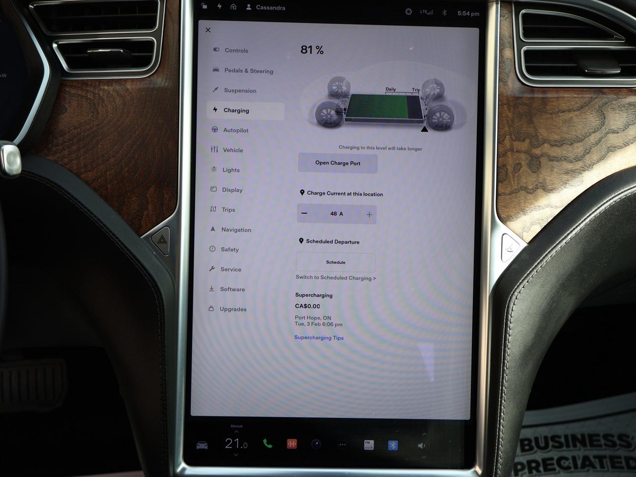 2017 Tesla Model S 70D AWD CERTIFIED *1 ONWER*ACCIDENT FREE* CAMERA NAV BLUETOOTH LEATHER HEATED SEATS CRUISE ALLOYS Photo
