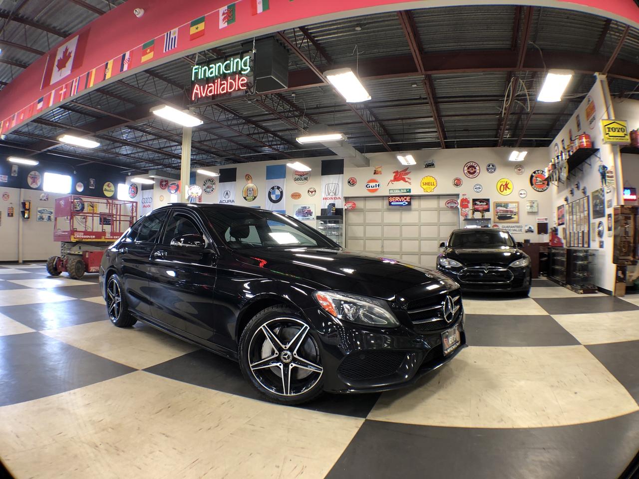 2018 Mercedes-Benz C-Class C 300 AMG PKG 4MATIC LEATHER PAN/ROOF NAVI CAMERA