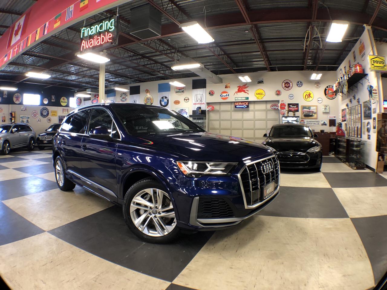 2020 Audi Q7 S-LINE AWD 7 PASS LEATHER PAN/ROOF NAV B/SPOT CAME