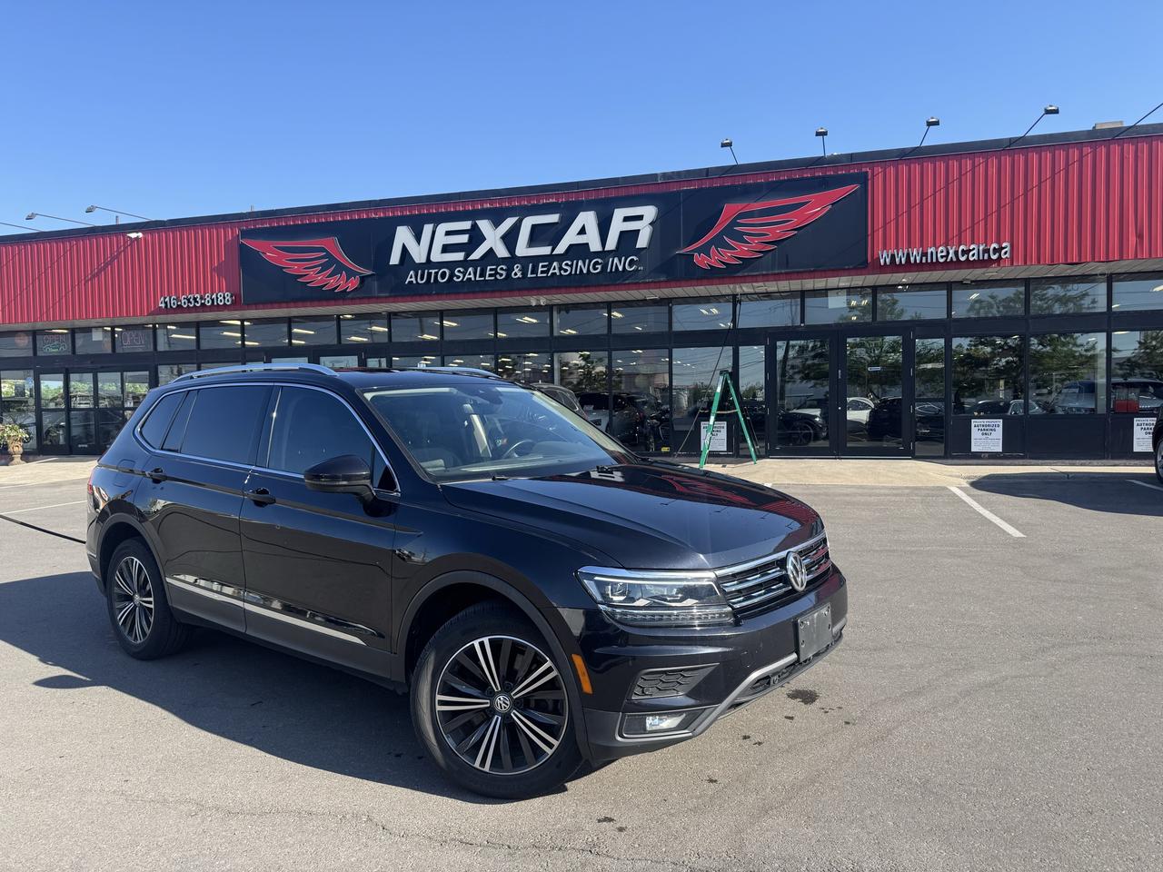 2018 Volkswagen Tiguan HIGHLINE AWD LEATHER PAN/ROOF NAV B/SPOT CAMERA