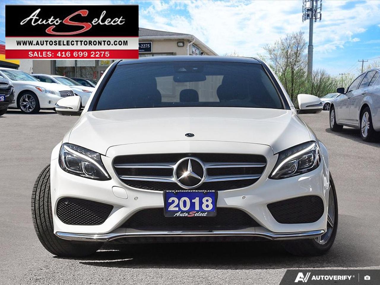 2018 Mercedes-Benz C-Class 4Matic C300 AWD - Technology Pkg - Panoramic Sunroof Photo1