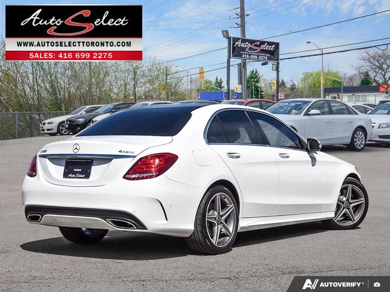 2018 Mercedes-Benz C-Class 4Matic C300 AWD - Technology Pkg - Panoramic Sunroof Photo3