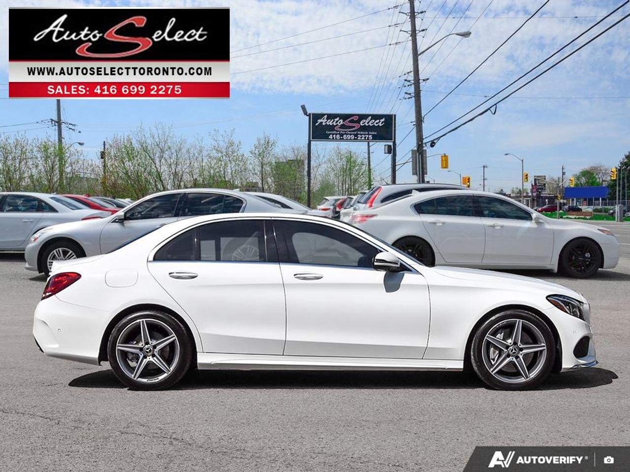 2018 Mercedes-Benz C-Class 4Matic C300 AWD - Technology Pkg - Panoramic Sunroof Photo2