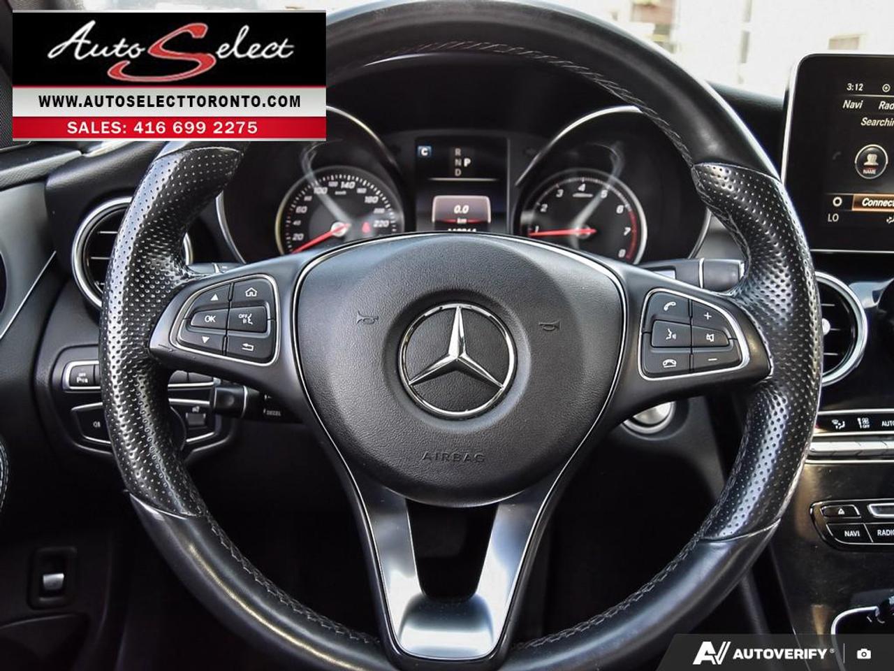 2018 Mercedes-Benz C-Class 4Matic C300 AWD - Technology Pkg - Panoramic Sunroof Photo