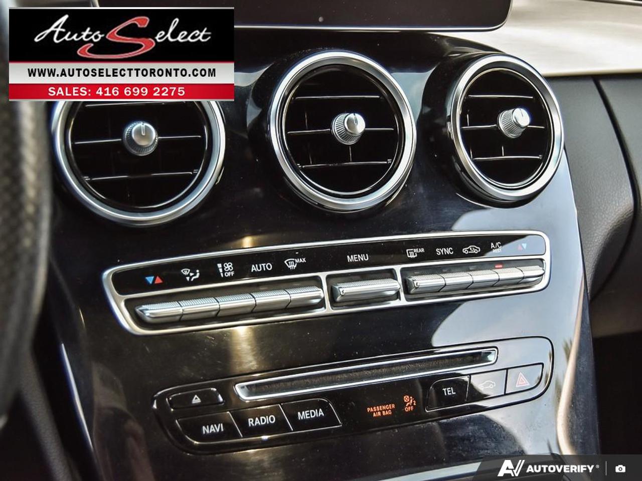 2018 Mercedes-Benz C-Class 4Matic C300 AWD - Technology Pkg - Panoramic Sunroof Photo