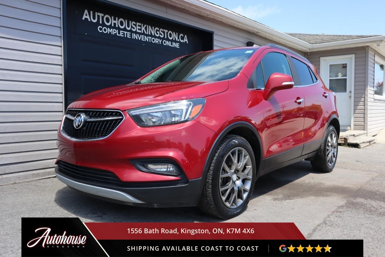 <p><strong>The 2019 Buick Encore Sport Touring</strong><span style=color:rgba( 0 , 0 , 0 , 0.9 )>  Featuring a 1.4-liter turbocharged inline-4 Ecotec engine, all-wheel drive, achieving an <strong>estimated 9.0 L/100km city and 7.7 L/100km highway fuel efficiency. </strong>The Sport Touring trim delivers premium cloth seating with leatherette bolsters, includes heated front seats, a leather-wrapped steering wheel, single-zone automatic climate control, and Buick IntelliLink 8-inch colour touchscreen with Apple CarPlay, Android Auto, Bluetooth streaming, SiriusXM satellite radio, and a 6-speaker audio system. Buick Driver Confidence includes Rear Park Assist, Rear Cross Traffic Alert, Side Blind Zone Alert, and a Rear Vision Camera. Additional features include keyless open and start, cruise control, a clean CARFAX and so much more.</span></p>