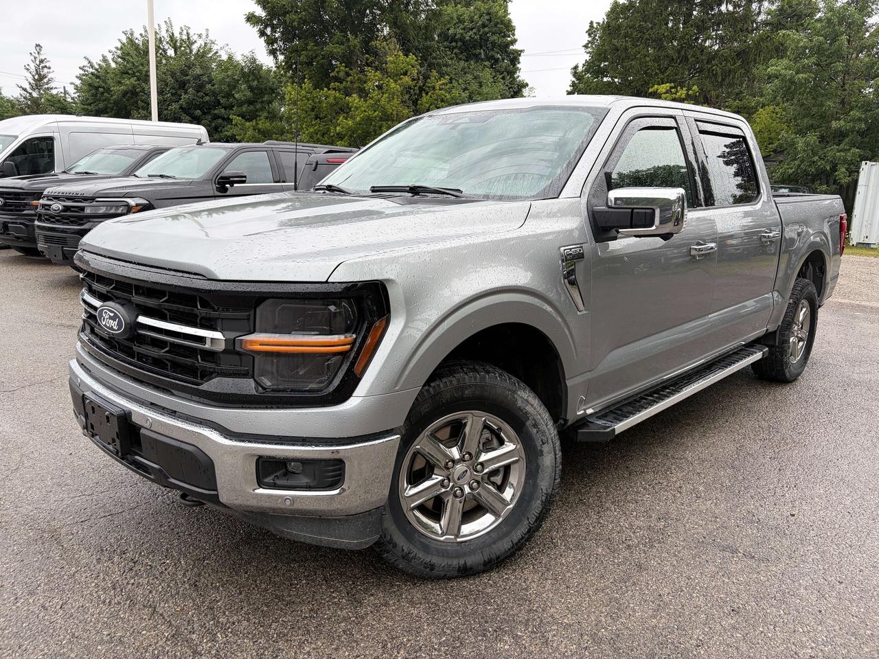 <p>Looking for a truck thats as ready for adventure as you are? Winegard Ford has the perfect solution with this exceptional used 2024 Ford F-150 XLT 4WD SuperCrew. This isnt just any pickup; its a versatile powerhouse built to handle your toughest jobs and your most exciting getaways. With a robust 2.7L V6 EcoBoost engine and a smooth automatic transmission, youll experience impressive power and efficiency, all while enjoying the confidence of 4-wheel drive. The spacious SuperCrew cabin ensures comfort for everyone, whether youre heading to the worksite or embarking on a weekend camping trip. This F-150 is equipped with a suite of advanced features designed to make every drive safer, more convenient, and more enjoyable.</p><p>&nbsp;</p><p>This 2024 F-150 XLT has seen 169,200 kilometers of reliable service and is eager for its next chapter. It boasts a premium XLT trim, offering a blend of rugged capability and modern comfort. From its striking chrome accents to its practical 5.5 box, this truck is designed to impress and perform. Whether youre towing, hauling, or simply navigating your daily commute, this F-150 is up to the task. Come down to Winegard Ford and see for yourself why the F-150 is Canadas favourite truck.</p><p>&nbsp;</p><p>Here are 5 of the most exciting features of this 2024 Ford F-150 XLT:</p><p><br><br></p><ul><li><strong>Ford BlueCruise Equipped (90-Day Trial):</strong> Experience the future of driving with hands-free highway driving capabilities on compatible roads, offering unparalleled convenience and reduced fatigue on long journeys.</li></ul><p>&nbsp;</p><ul><li><strong>Aerial View Camera System & Multiple Other Cameras:</strong> Gain complete situational awareness with a birds-eye view of your surroundings, making parking, maneuvering in tight spaces, and hitching trailers a breeze.</li></ul><p>&nbsp;</p><ul><li><strong>Adaptive Cruise Control w/ Stop & Go and Lane Centering:</strong> This advanced system not only maintains a set speed but also adjusts it to keep a safe distance from the vehicle ahead, and actively helps keep you centred in your lane.</li></ul><p>&nbsp;</p><ul><li><strong>Pre-Collision Assist with Automatic Emergency Braking (AEB):</strong> Drive with added peace of mind knowing this F-150 is equipped with technology designed to detect potential collisions and automatically apply the brakes if necessary.</li></ul><p>&nbsp;</p><ul><li><strong>Bed Utility Package:</strong> This package transforms your truck bed into a more functional workspace with a Tailgate Step, integrated Tailgate Work Surface, bright LED Box Lighting, and handy Pick-up Box Tie-Down Plates.</li></ul><p><br><br></p><p><strong><em>Powered by AutoIntelligence&trade;</em></strong></p><p>&nbsp;</p><p>Vehicle information has been generated using artificial intelligence and is provided for informational purposes only. While efforts are made to ensure accuracy, please confirm all details directly with the dealer.</p><p>&nbsp;</p>