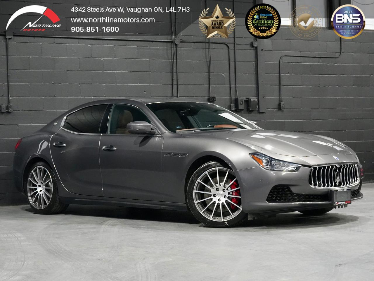 Used 2017 Maserati Ghibli S Q4| DISTRONIC|BOWERS&WILKINS|LOW KM|NO ACCIDENT for sale in Vaughan, ON