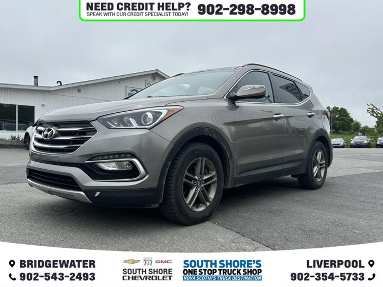 Awards: * 2017 KBB.com 10 Most Awarded Brands Recent Arrival! Sparkling Silver 2017 Hyundai Santa Fe Sport 2.0T Limited For Sale, Bridgewater AWD 6-Speed Automatic with Shiftronic 2.0L I4 DGI DOHC 16V Turbocharged Clean Car Fax, 12 Speakers, ABS brakes, Air Conditioning, Alloy wheels, Automatic temperature control, Brake assist, CD player, Compass, Driver door bin, Dual front impact airbags, Dual front side impact airbags, Electronic Stability Control, Exterior Parking Camera Rear, Front anti-roll bar, Front dual zone A/C, Front fog lights, Fully automatic headlights, Garage door transmitter: HomeLink, Heated & Ventilated Front Bucket Seats, High-Intensity Discharge Headlights, Illuminated entry, Leather Seating Surfaces, Navigation System, Outside temperature display, Overhead airbag, Overhead console, Passenger vanity mirror, Power driver seat, Power Liftgate, Power moonroof, Power passenger seat, Power steering, Power windows, Rear anti-roll bar, Rear Parking Sensors, Rear window defroster, Roof rack: rails only, Security system, Speed control, Speed-sensing steering, Speed-Sensitive Wipers, Steering wheel mounted audio controls, Telescoping steering wheel, Traction control, Trip computer, Variably intermittent wipers, Ventilated front seats. Reviews: * Generous rear-passenger and cargo space; lots of features for the money; lengthy warranty coverage. Source: Edmunds