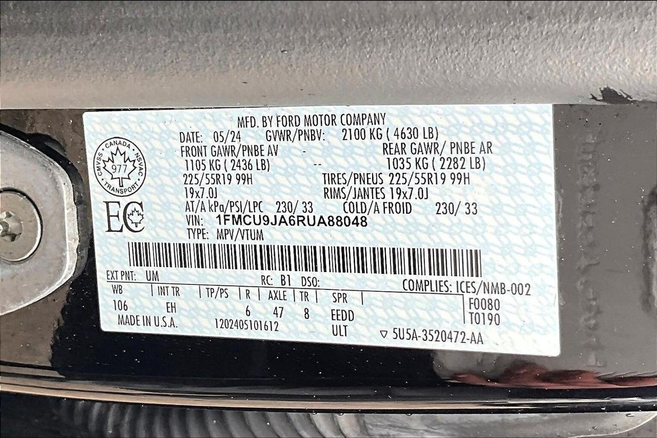 2024 Ford Escape LEATHER | AWD | HEATED SEATS | NORTH BAY Photo