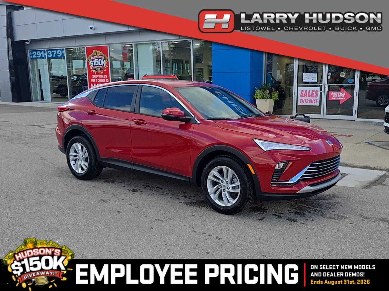 HUDSONS HAS IT! See it - Drive it - Own it - LOVE it. At Larry Hudson Chevrolet Buick GMC we make car buying a breeze! New car pricing with $0 down approvals are among your options (*on approved credit). There are a variety of finance and lease options available. Also expect top dollar for your trade-in! Selling price/payment shown includes cash incentive(s). Does not include HST & Licensing. Bi-Weekly payments reflect current Chevrolet Buick and GMC incentives. We have professional Product Specialist to guide you through your vehicle purchase. Contact us for more info! 1-800-350-3325