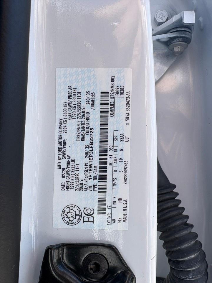 2020 Ford F-150 Lariat 4WD SuperCrew 5.5' Box Photo