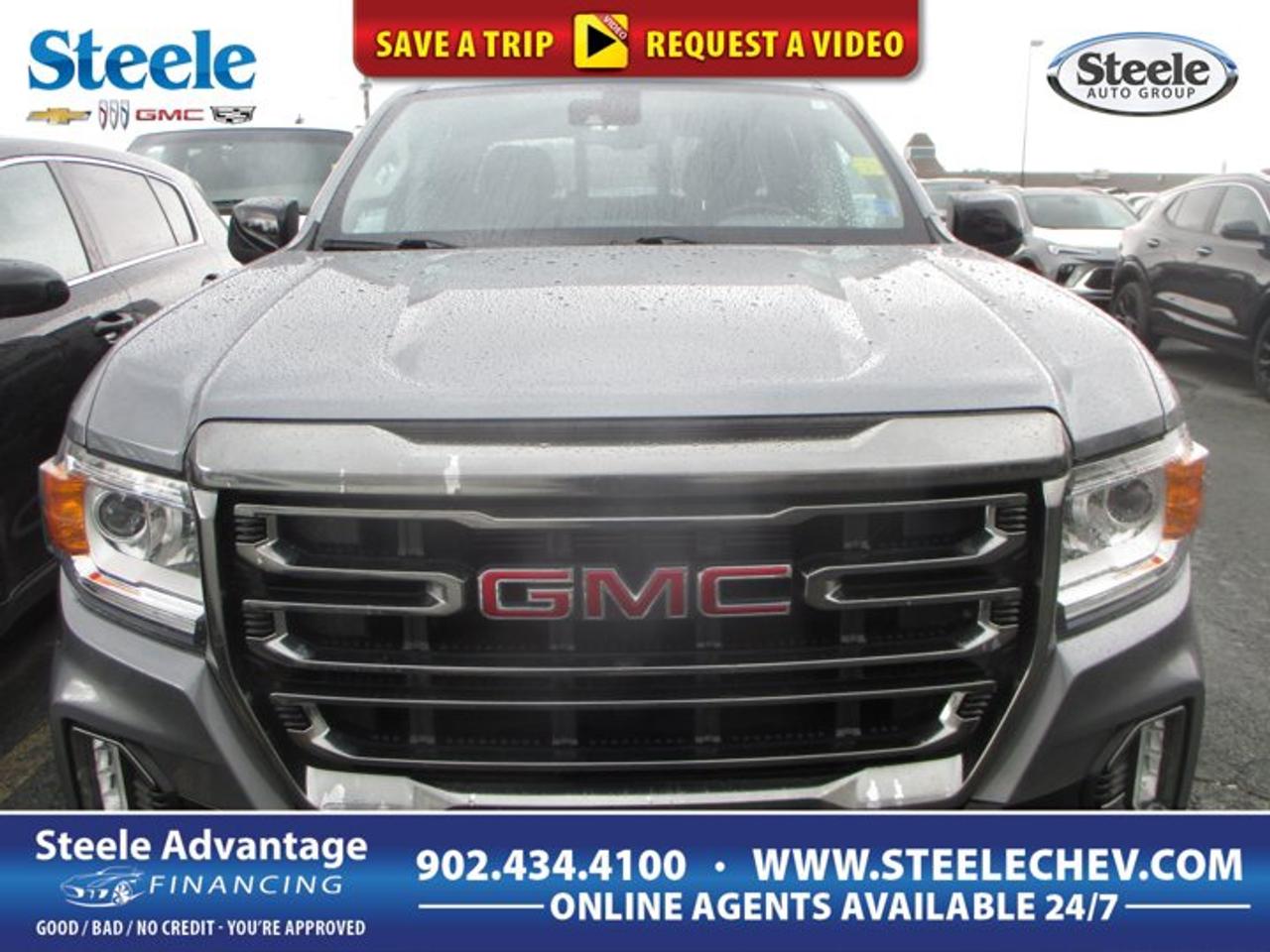 Built for work, weekends, and rough weather, this 2022 GMC Canyon 4wd At4 Cloth is a midsize truck that brings strong V6 power, true 4 roues motrices capability, and practical towing support. Finished in Tin with a Black interior, this used pickup at Steele Chevrolet Buick GMC in Dartmouth offers a confident blend of toughness, comfort, and everyday usability.With 95,181 km on the odometer, this 2022 GMC Canyon 4wd At4 Cloth is ready for drivers who want a truck that feels easy to manage in town yet capable when the road turns rough. Its 4-door layout adds daily convenience, while the automatic transmission and 3.6L gas V6 deliver smooth, responsive performance for commuting, hauling, and recreation.FEATURES OF THE Canyon 4wd At4 ClothOff-road focused AT4 truck character4 roues motrices for added tractionAutomatic transmission for easy driving3.6L V6 power for haulingTRUCK FEATURESTrailer hitch ready for towing tasksTrailer brake controller adds towing confidenceFour-door cab improves everyday truck usePickup versatility for work and gearADVANCED SAFETY FEATURESLane Departure Warning helps monitor travelFour-wheel traction supports slippery road drivingStrong truck stance boosts driver confidenceResponsive braking supports controlled stopsPERFORMANCE AND EFFICIENCY3.6L DOHC gas V6 engineAutomatic transmission shifts smoothly every dayFour-wheel drive supports changing road conditionsBalanced power for towing and travelCOMFORT AND CONVENIENCEFour doors for easy passenger accessBlack interior with practical layoutMidsize truck size eases parkingCabin suits daily driving needsTECHNOLOGY AND CONNECTIVITYLane Departure Warning adds driver assistanceClear controls support simple operationAutomatic transmission reduces driving effortUseful truck setup fits daily routinesCARGO SPACEPickup bed handles gear and suppliesCabin offers room for passengersTruck design supports workday flexibilityTrailer hitch expands hauling capabilityThe 2022 GMC Canyon 4wd At4 Cloth is a smart choice for drivers who need a truck that can cover many roles without feeling oversized. The 3.6L DOHC V6 is well known for delivering solid passing power and useful towing strength, making it a great match for drivers who pull a small trailer, bring along outdoor equipment, or need steady performance on the highway.Its automatic transmission helps keep the drive smooth and simple, especially in traffic or on longer trips around Nova Scotia. The 4 roues motrices system adds welcome traction when roads are wet, snowy, or uneven. That makes this truck a practical fit for changing Canadian seasons and for drivers who head beyond paved streets.This 2022 GMC Canyon 4wd At4 Cloth also stands out with useful towing equipment already noted, including a trailer hitch and trailer brake controller. Those items matter for drivers who want more control and confidence while towing. Whether the job involves a utility trailer, small camper, or recreational gear, this setup supports the trucks practical nature.Inside, the Black interior keeps the look clean and straightforward. The 4-door configuration makes it easier to bring along family, friends, or coworkers, while also improving access to personal items stored inside the cab. This is a truck designed to serve real needs, from weekday errands to weekend projects.WHAT OTHER OWNERS LIKEStrong V6 power for daily drivingManageable size with truck capabilityFour-wheel drive for all-season confidenceUseful towing features for active lifestylesThis 2022 GMC Canyon 4wd At4 Cloths VIN is: 1GTG6FEN8N1159533.