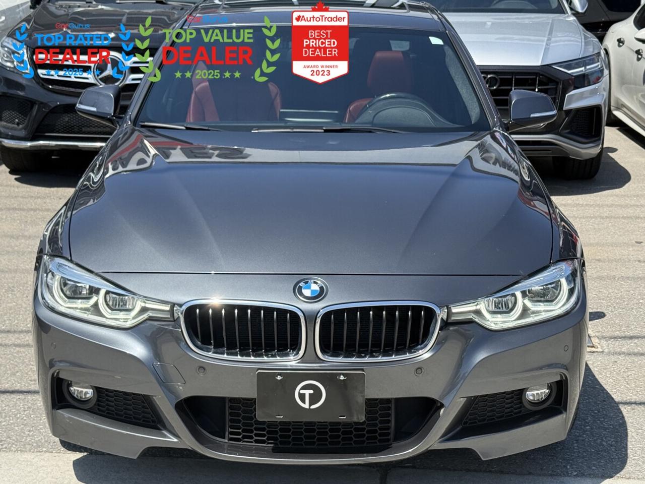 2018 BMW 3 Series 330i //M PKG | SUNROOF | RED LEATHER | CARPLAY Photo