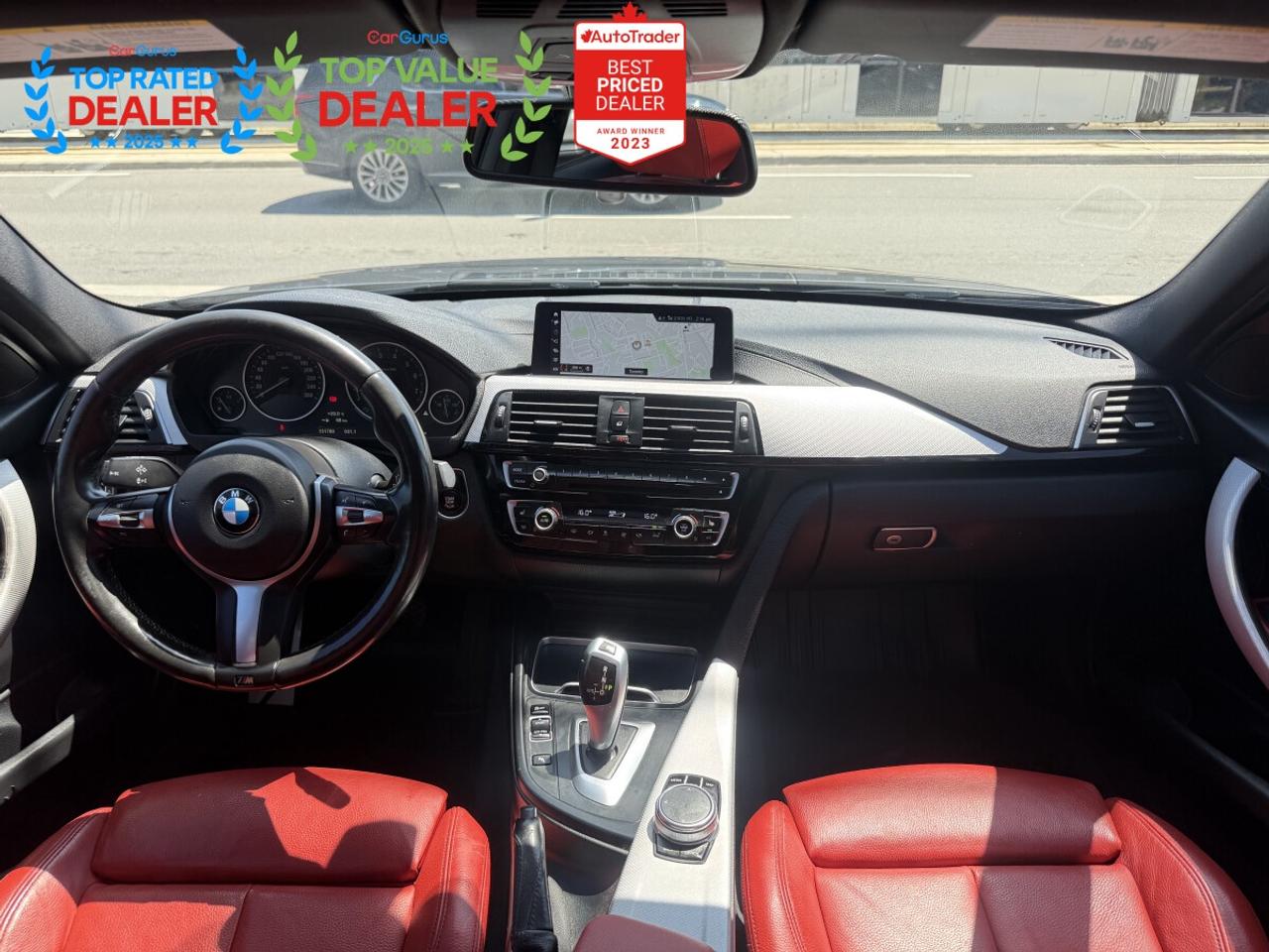 2018 BMW 3 Series 330i //M PKG | SUNROOF | RED LEATHER | CARPLAY Photo