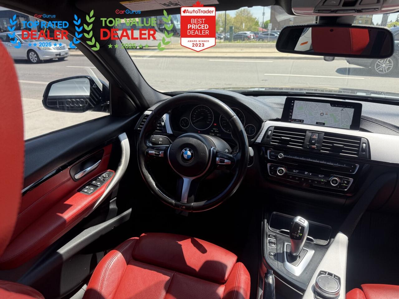 2018 BMW 3 Series 330i //M PKG | SUNROOF | RED LEATHER | CARPLAY Photo