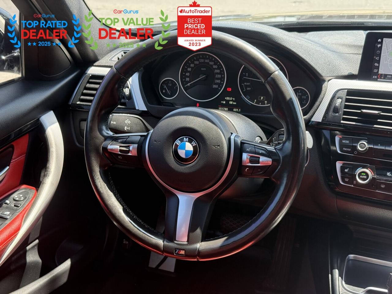 2018 BMW 3 Series 330i //M PKG | SUNROOF | RED LEATHER | CARPLAY Photo