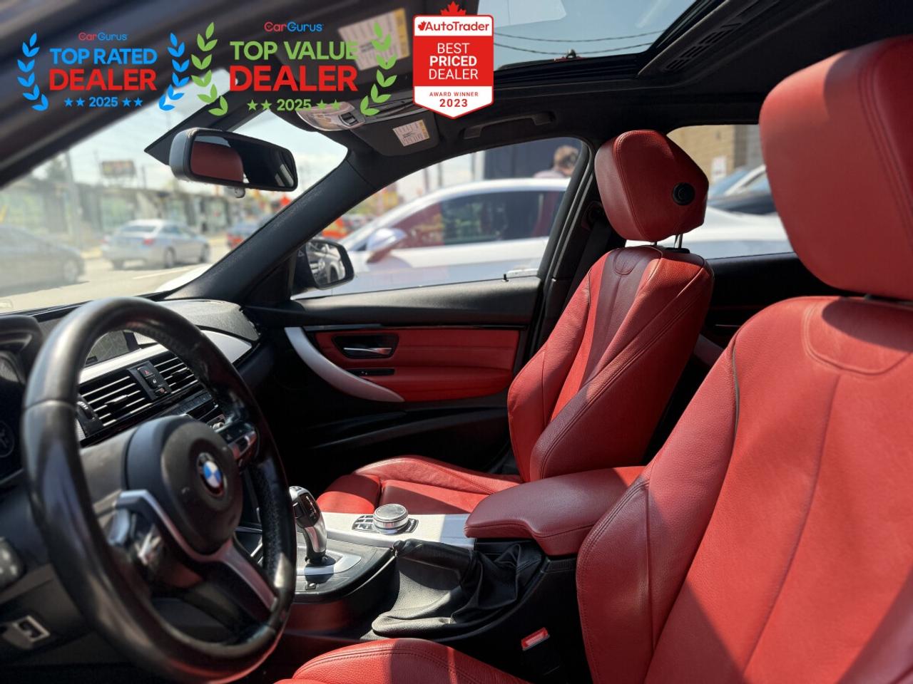 2018 BMW 3 Series 330i //M PKG | SUNROOF | RED LEATHER | CARPLAY Photo