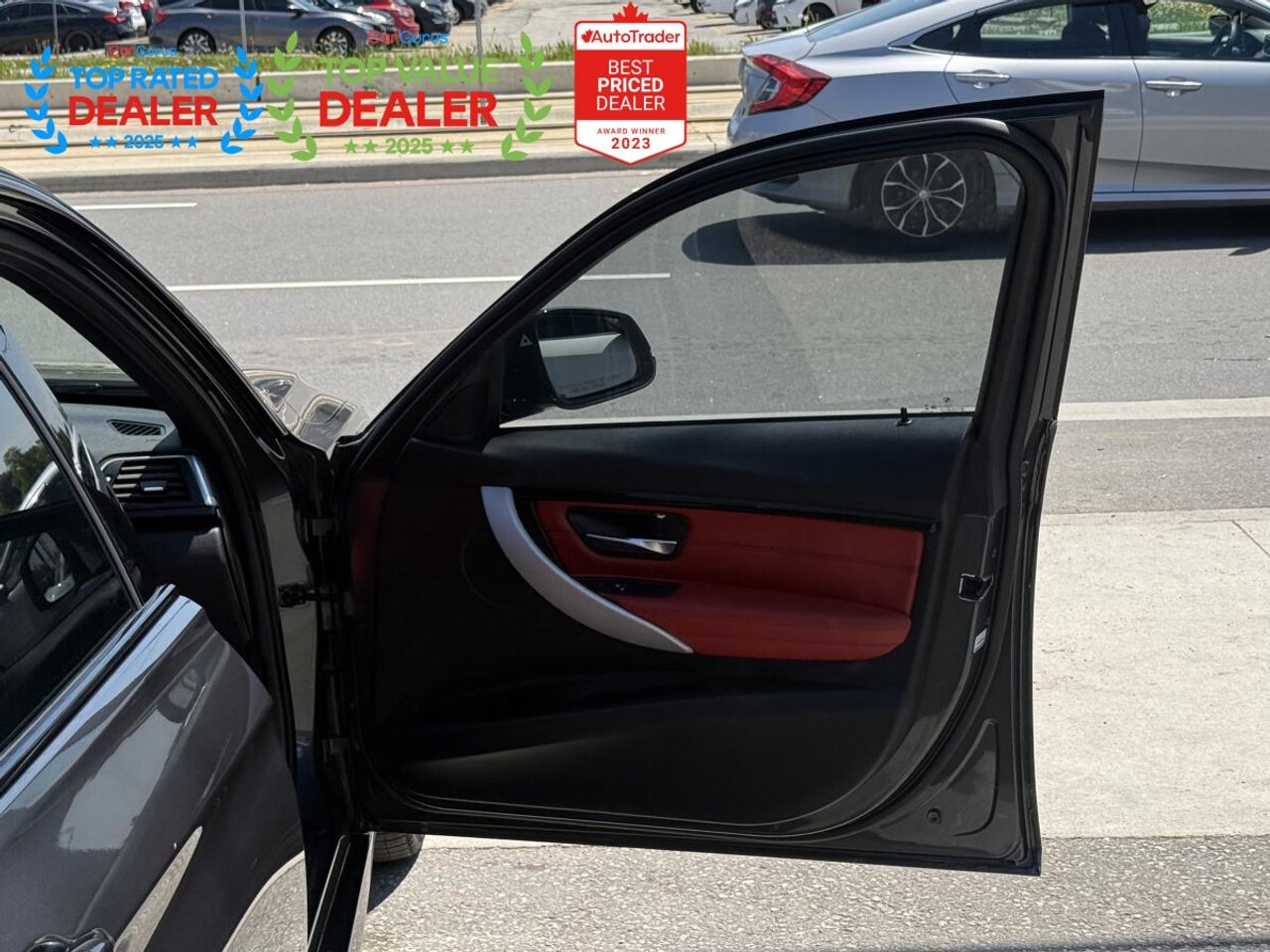2018 BMW 3 Series 330i //M PKG | SUNROOF | RED LEATHER | CARPLAY Photo