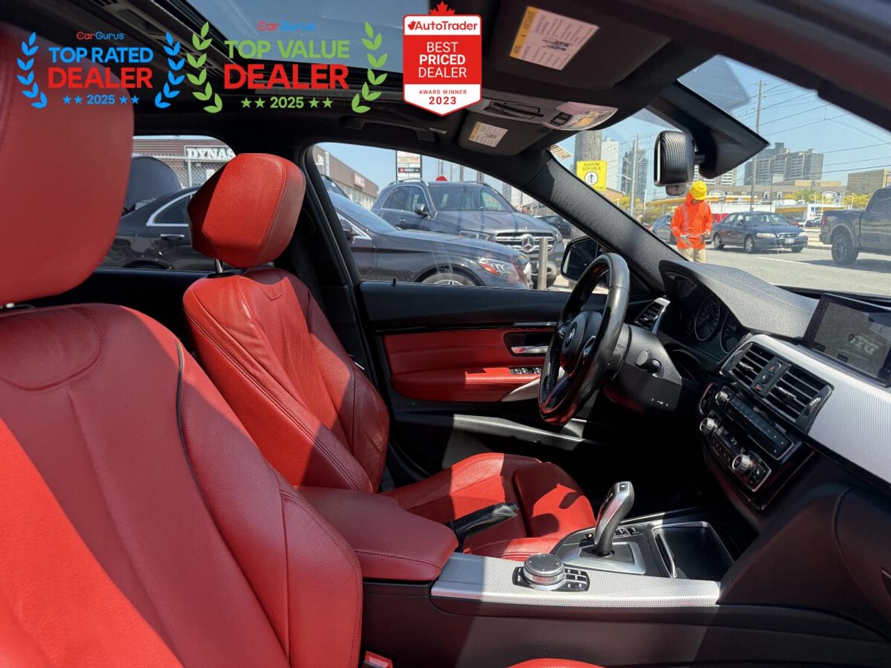 2018 BMW 3 Series 330i //M PKG | SUNROOF | RED LEATHER | CARPLAY Photo