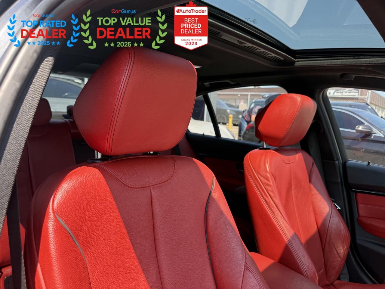 2018 BMW 3 Series 330i //M PKG | SUNROOF | RED LEATHER | CARPLAY Photo