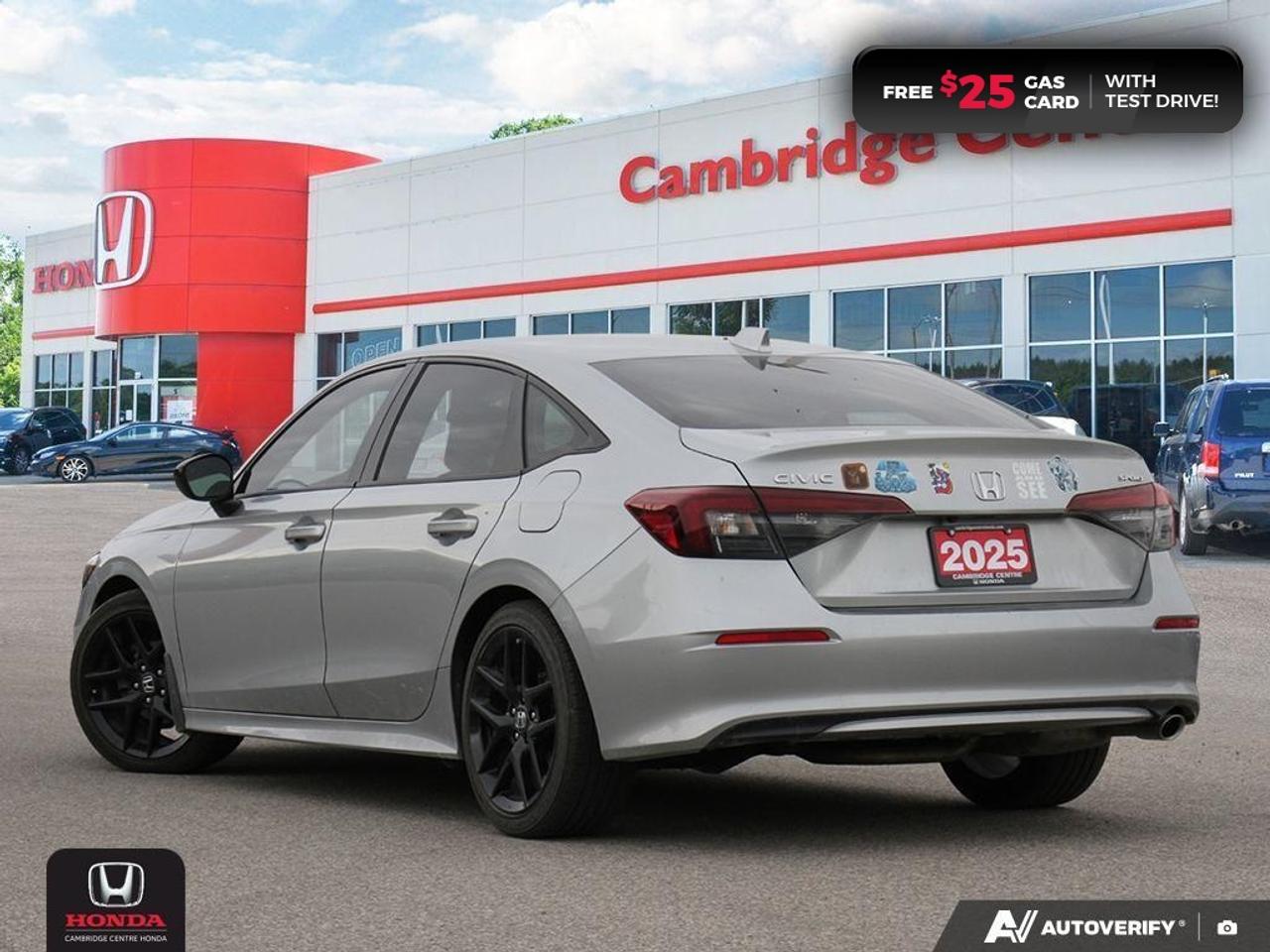 2025 Honda Civic Sport POWER SUNROOF | REARVIEW CAMERA | APPLE CARPLAY™/ANDROID AUTO™ Photo