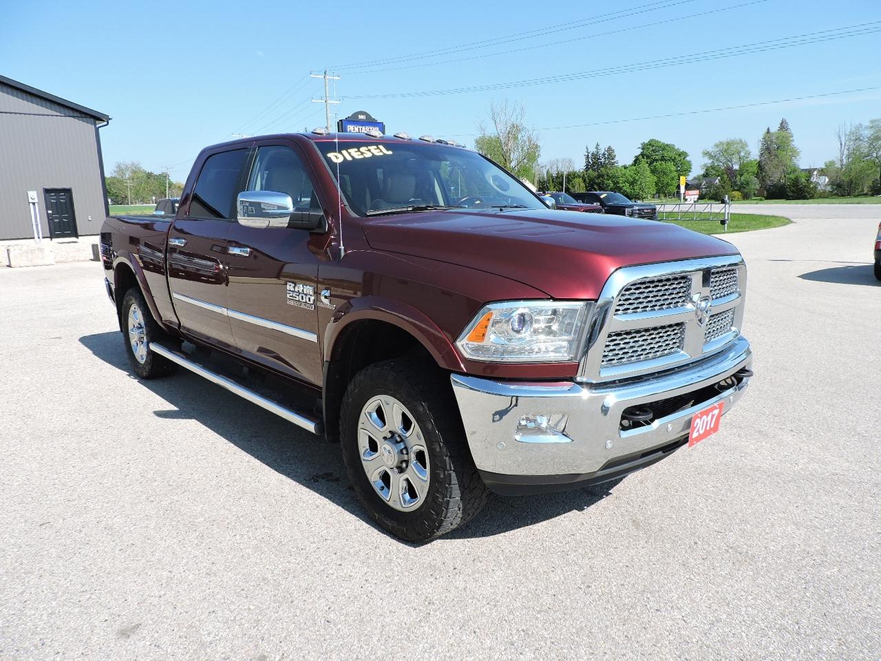 2017 RAM 2500 Laramie Diesel 4X4 Leather Sunroof Loaded 173000KM